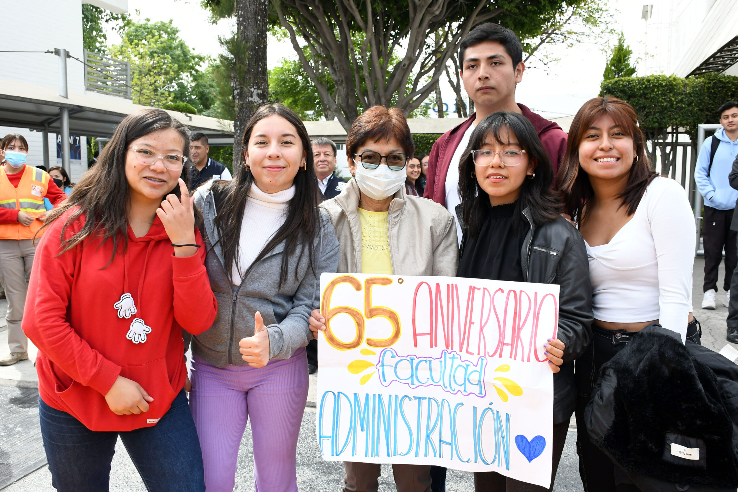Rectora Lilia Cedillo Ramírez festeja los 65 años de la Facultad de Administración