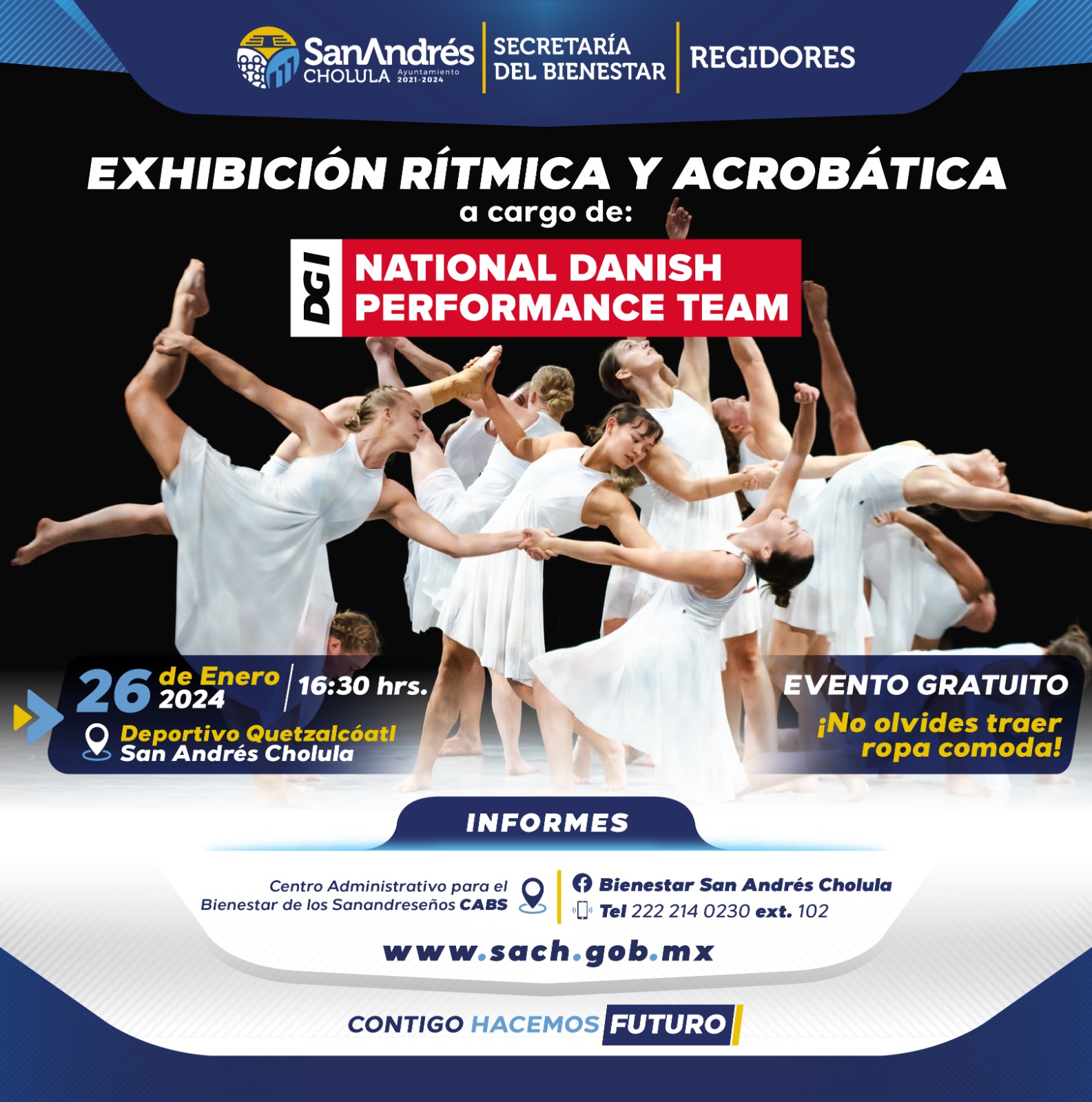 Exhibición rítmica y acrobática