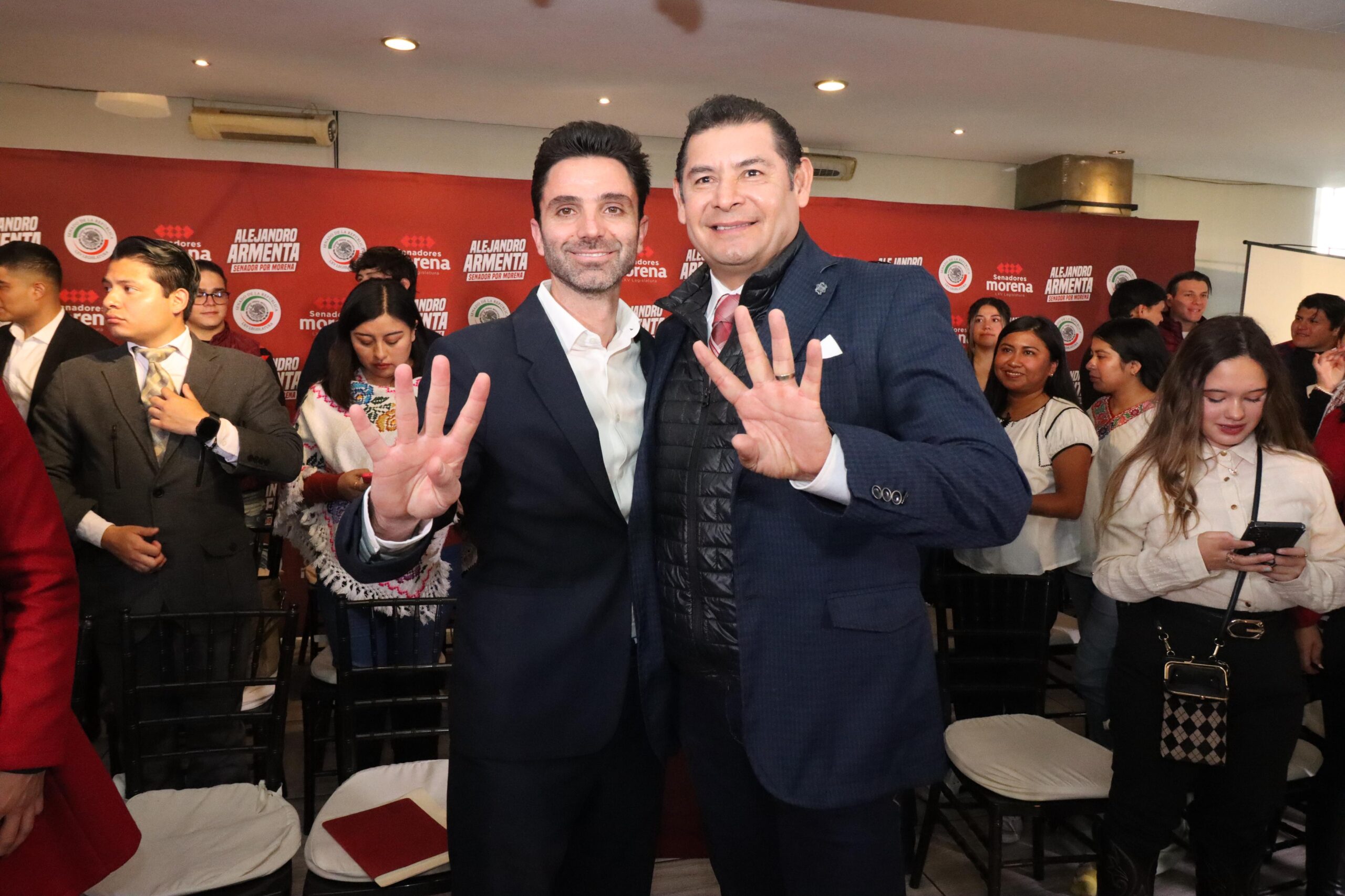 Rodrigo Abdala es coordinador de campaña de Armenta