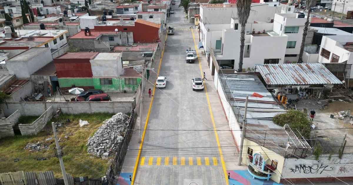 Ayuntamiento entrega calles rehabilitadas en Ampliación 16 de septiembre