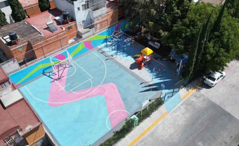 Ayuntamiento capitalino entrega parque Galaxia Castillotla
