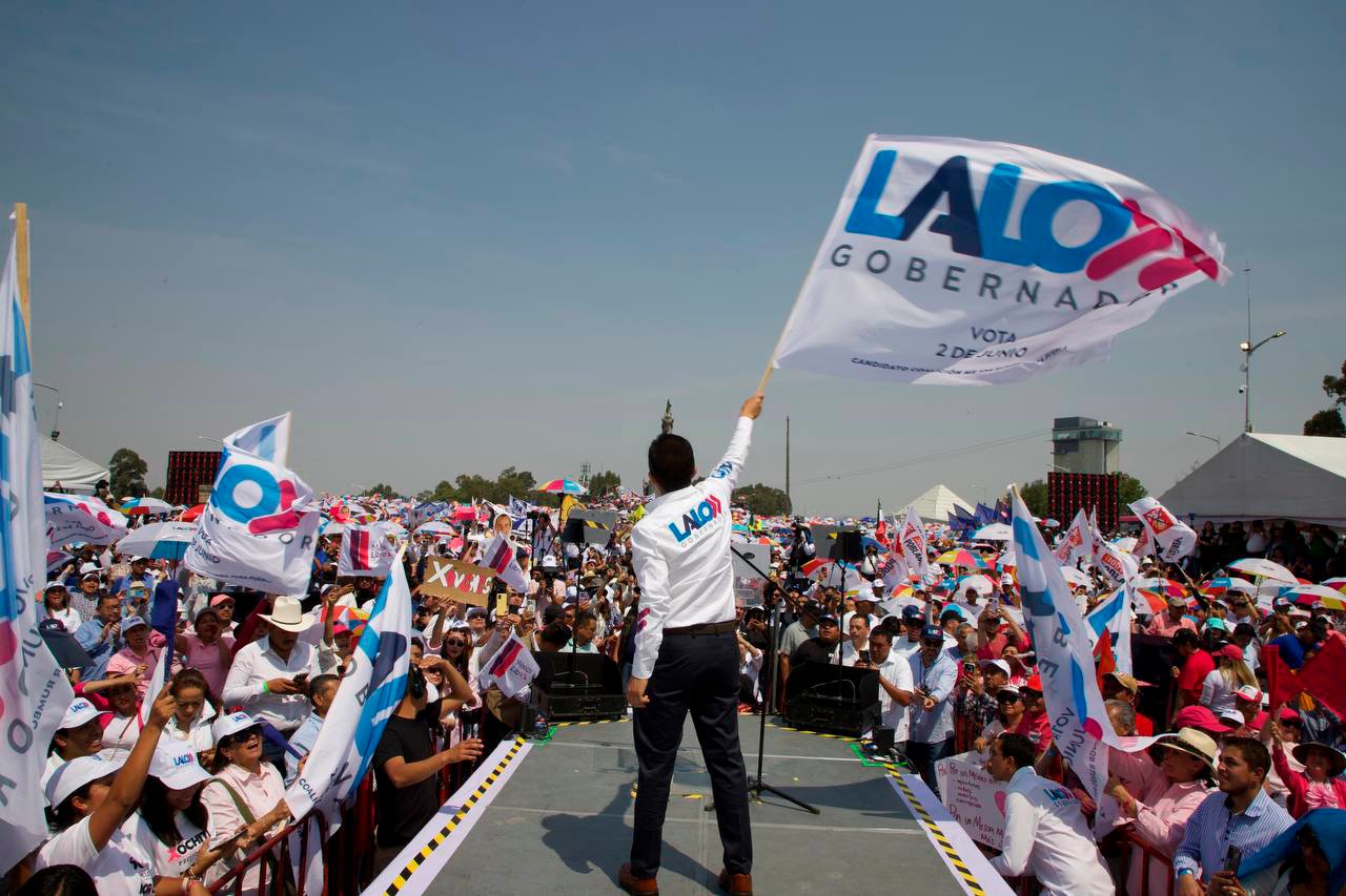 Eduardo Rivera promete no desaparecer programas sociales y aumentarlos un 10 % si gana gubernatura