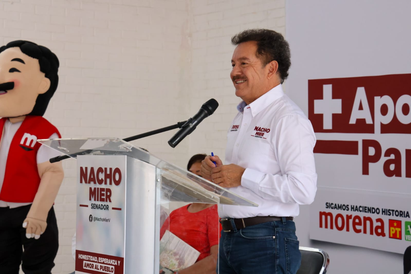 Llama Nacho Mier a trabajar en favor de Claudia Sheinbaum