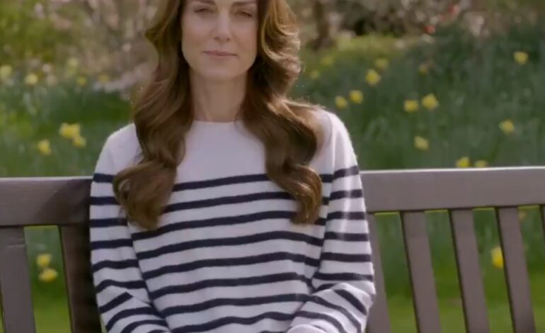 Anuncia Kate Middleton que tiene cáncer