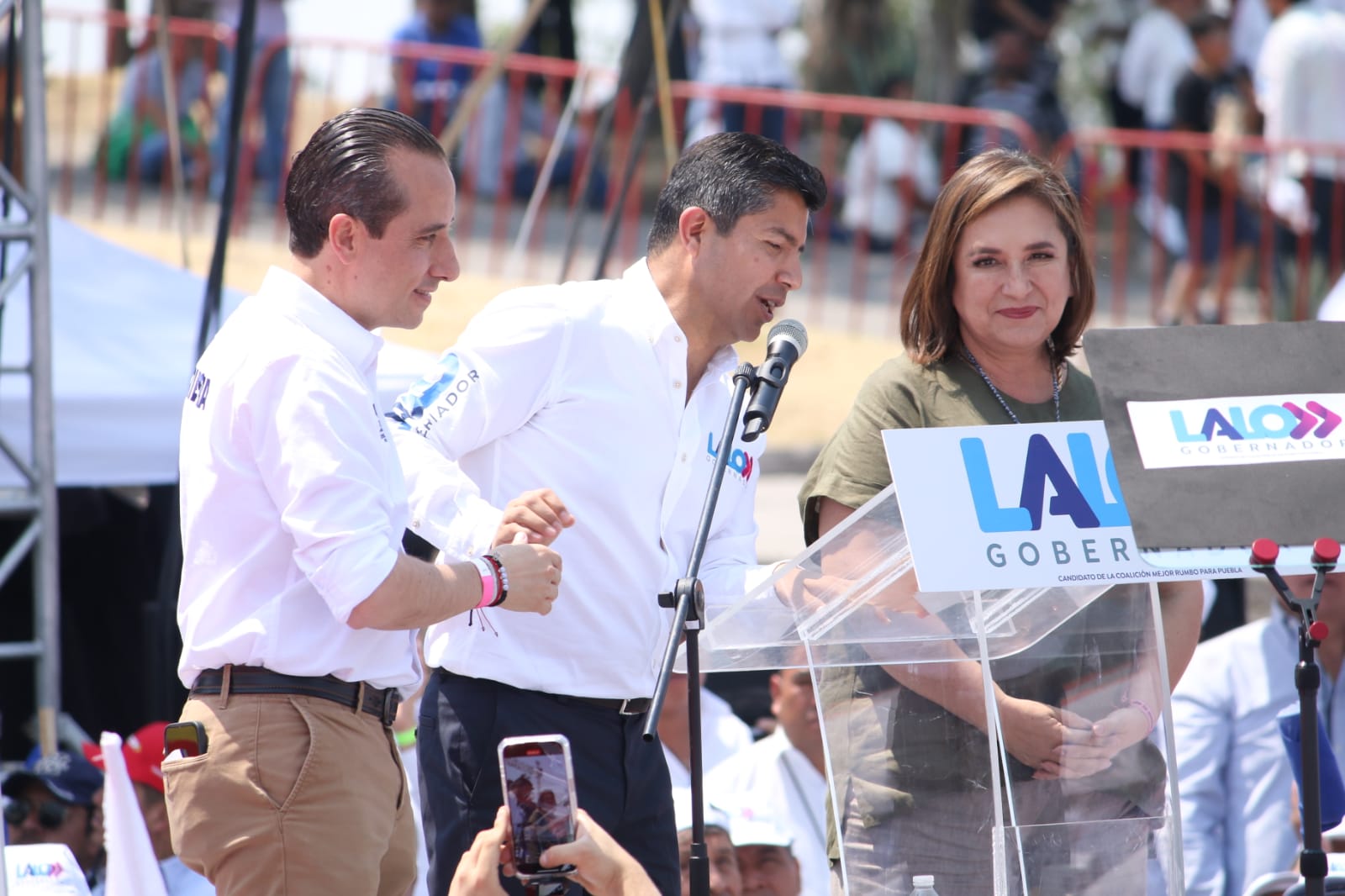 «Alejandro Armenta no cumplió», dice Eduardo Rivera en arranque de campaña