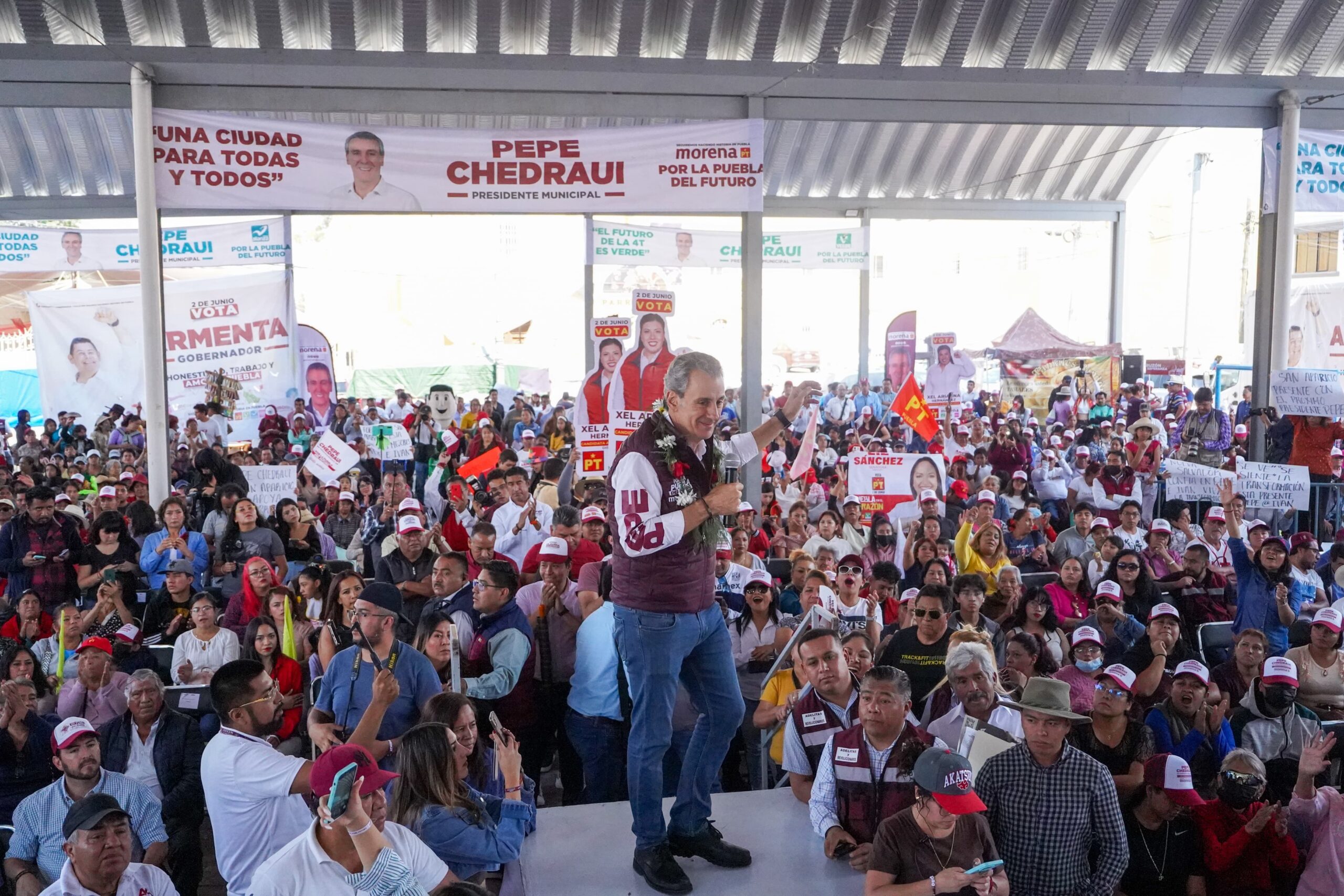 Cumple Pepe Chedraui 30 días caminando la ciudad y escuchando a las y los poblanos