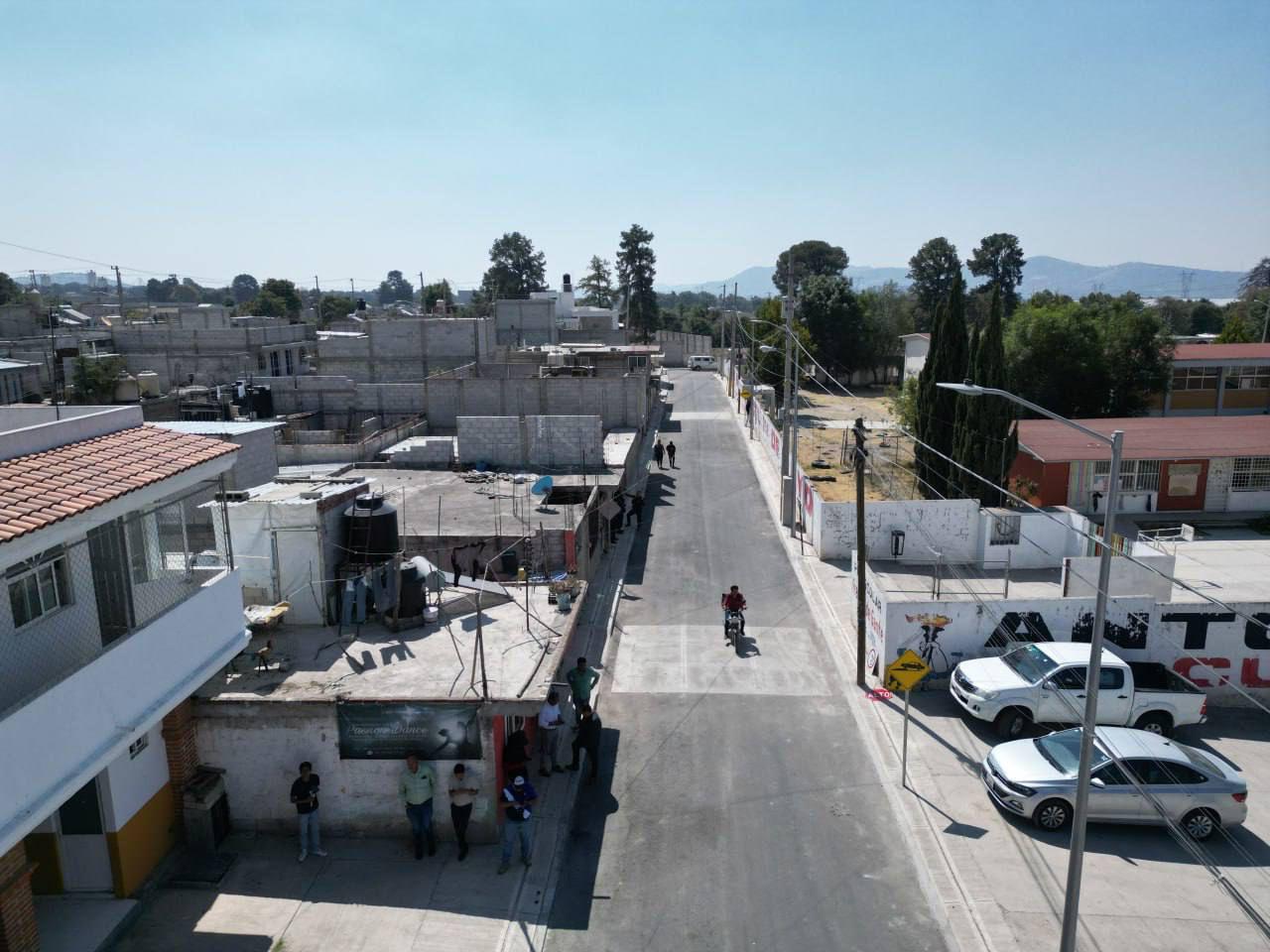 Abren tramos viales rehabilitados en Xonacatepec
