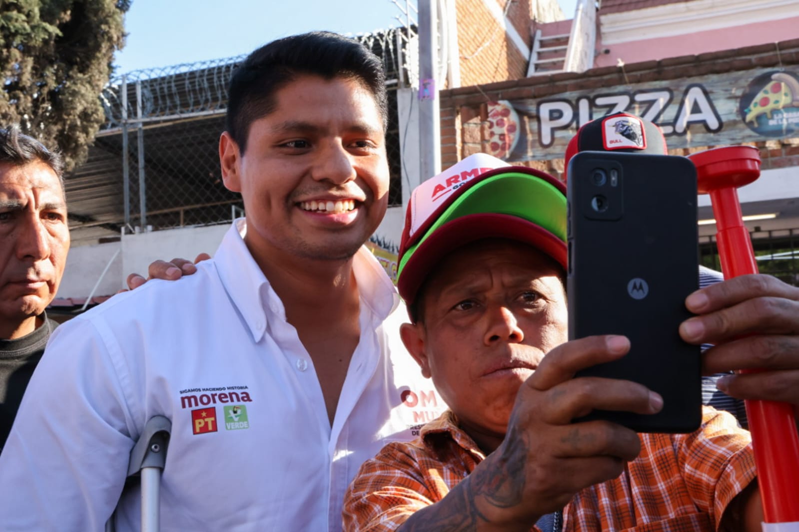 Inicia Omar Muñoz campaña en Cuautlancingo; promete un municipio digno