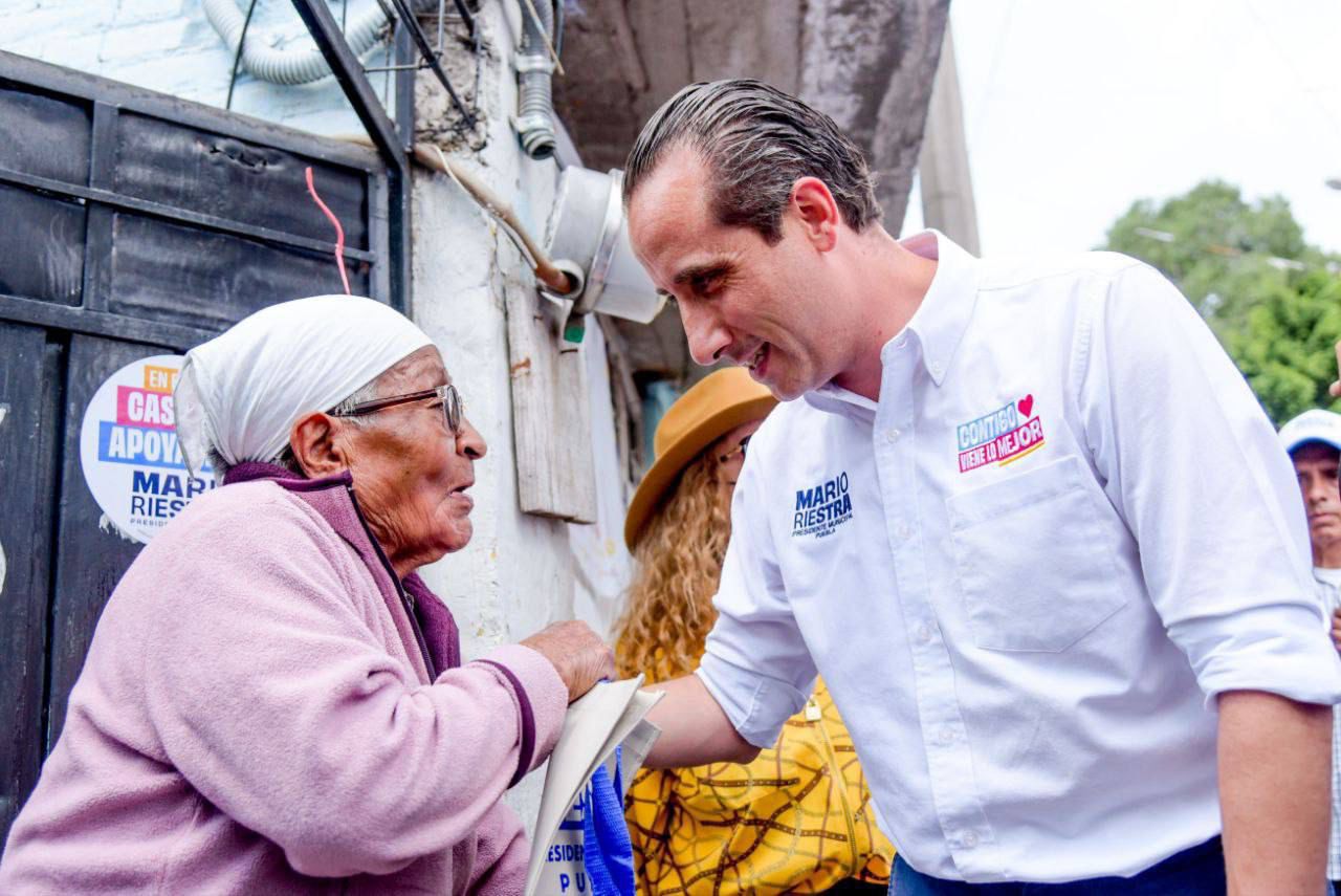 Anuncia Mario Riestra seguro de desempleo en su gestión como alcalde de Puebla