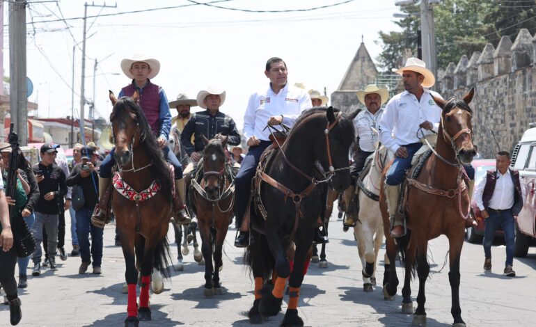 Promete Armenta apoyo turístico y al campo en Huejotzingo