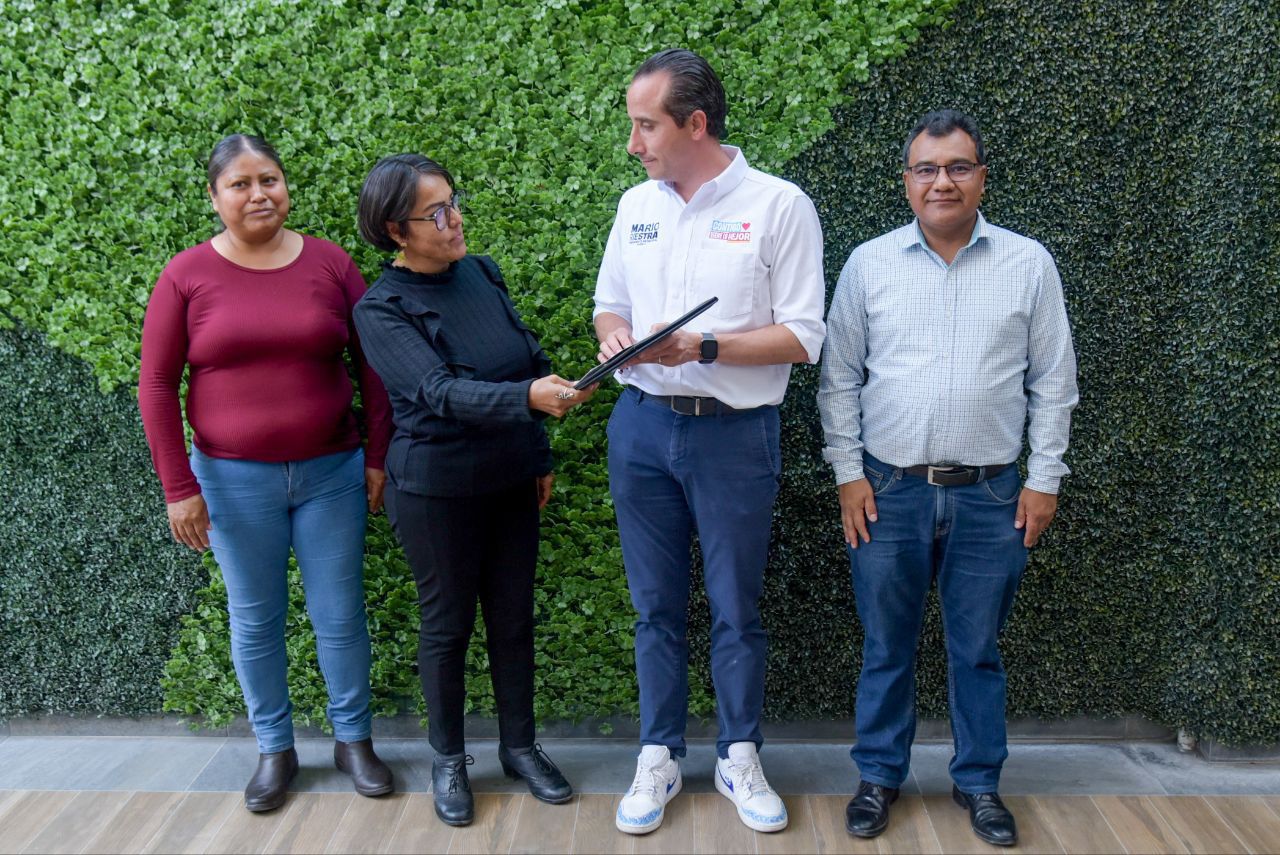 Se compromete Mario Riestra con Voz de los Desaparecido