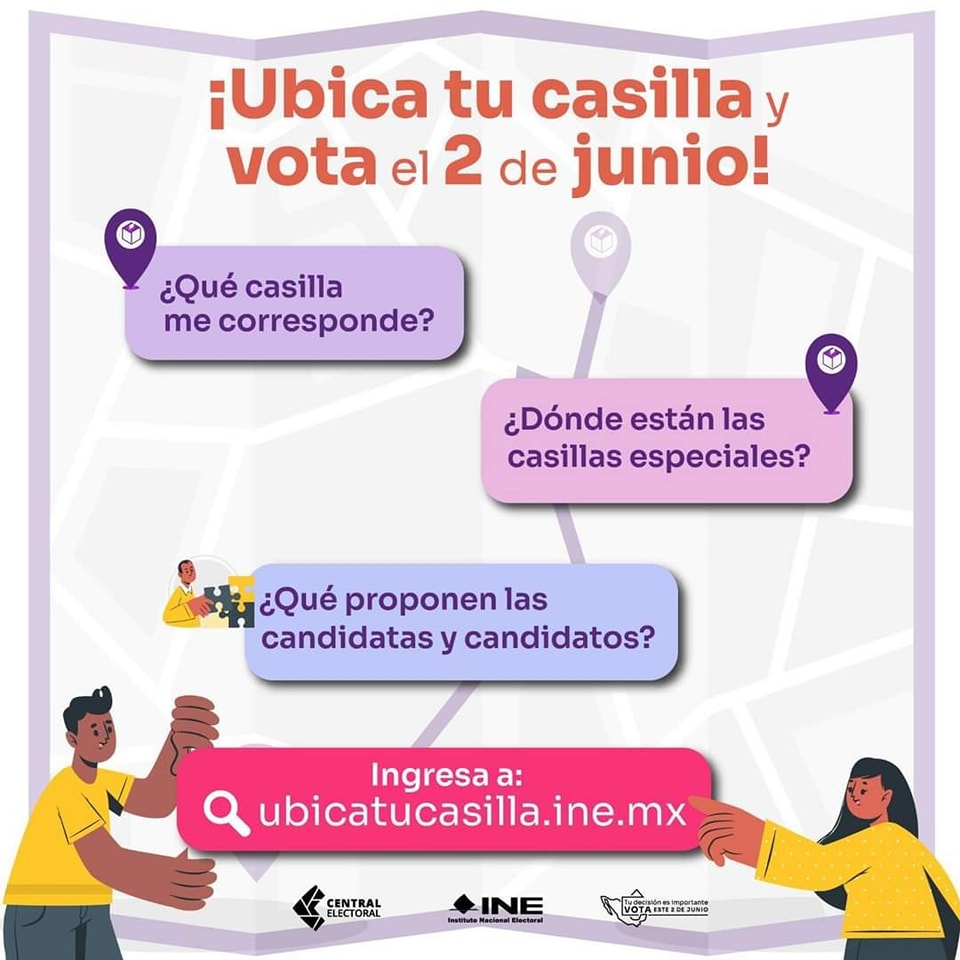 INE llama a usar la plataforma «Ubica tu Casilla 2024»
