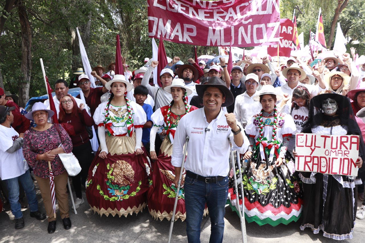 Con esperanza y sueños llenemos las urnas el 2 de junio: Omar Muñoz