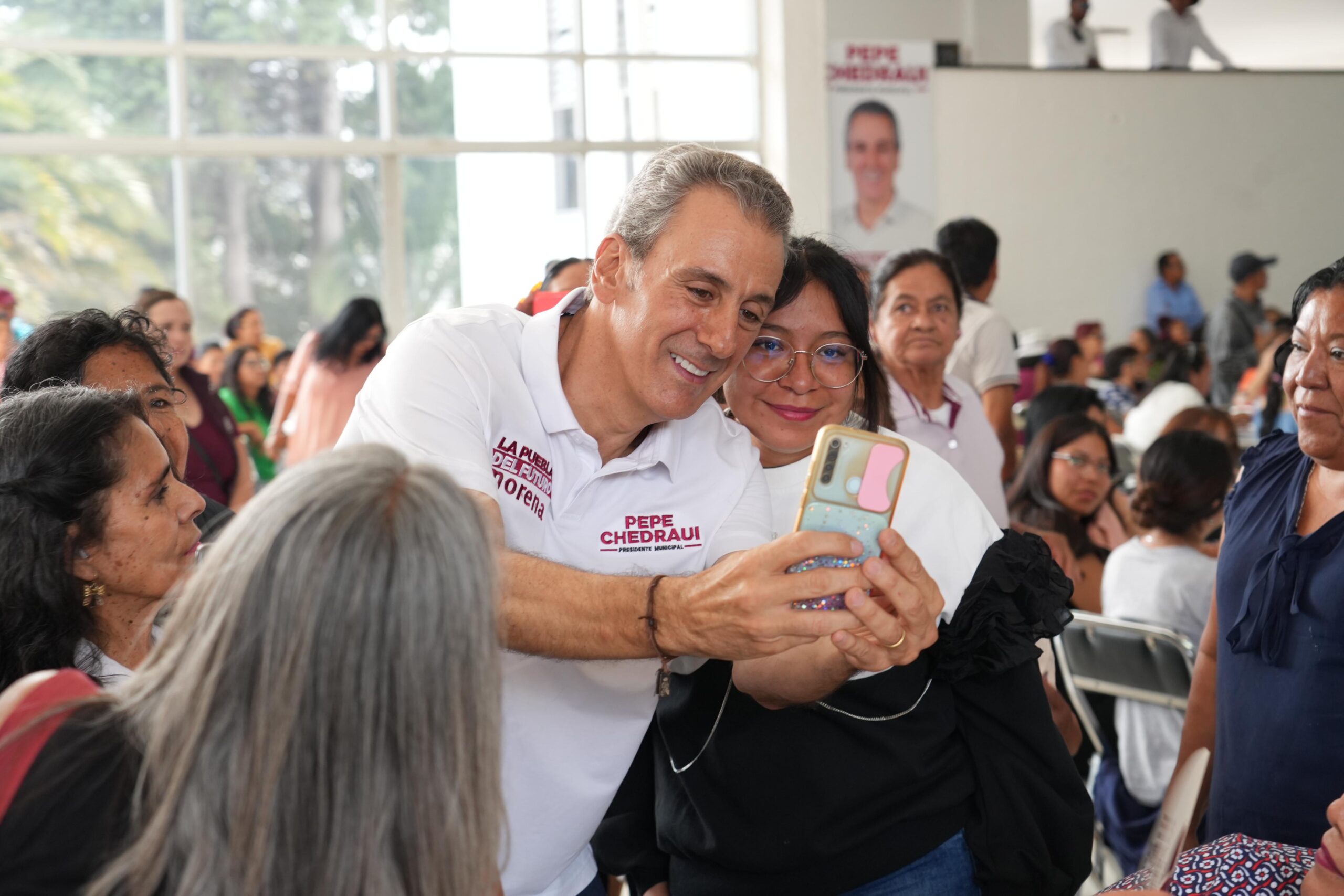 Las mujeres tienen un lugar importante en la Puebla del Futuro: Pepe Chedraui