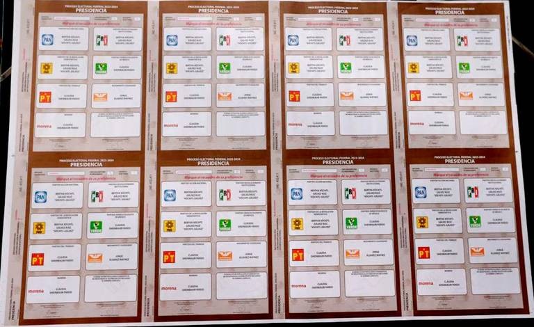 No te confundas: Así serán las boletas electorales del 2 de junio