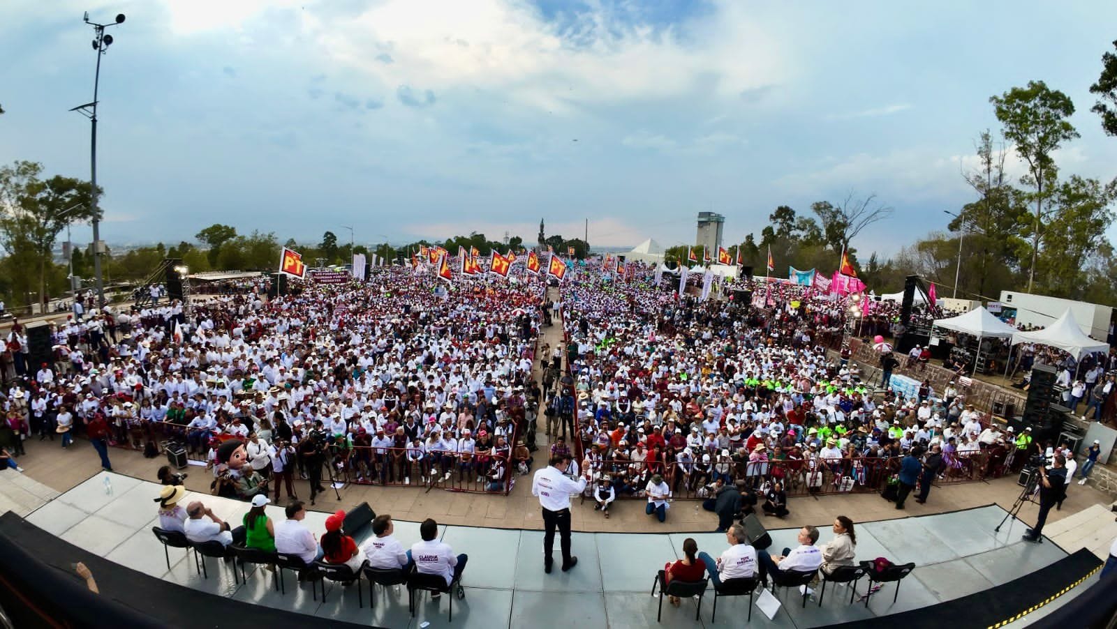 Arrasan Sheinbaum, Armenta y Chedraui en Puebla