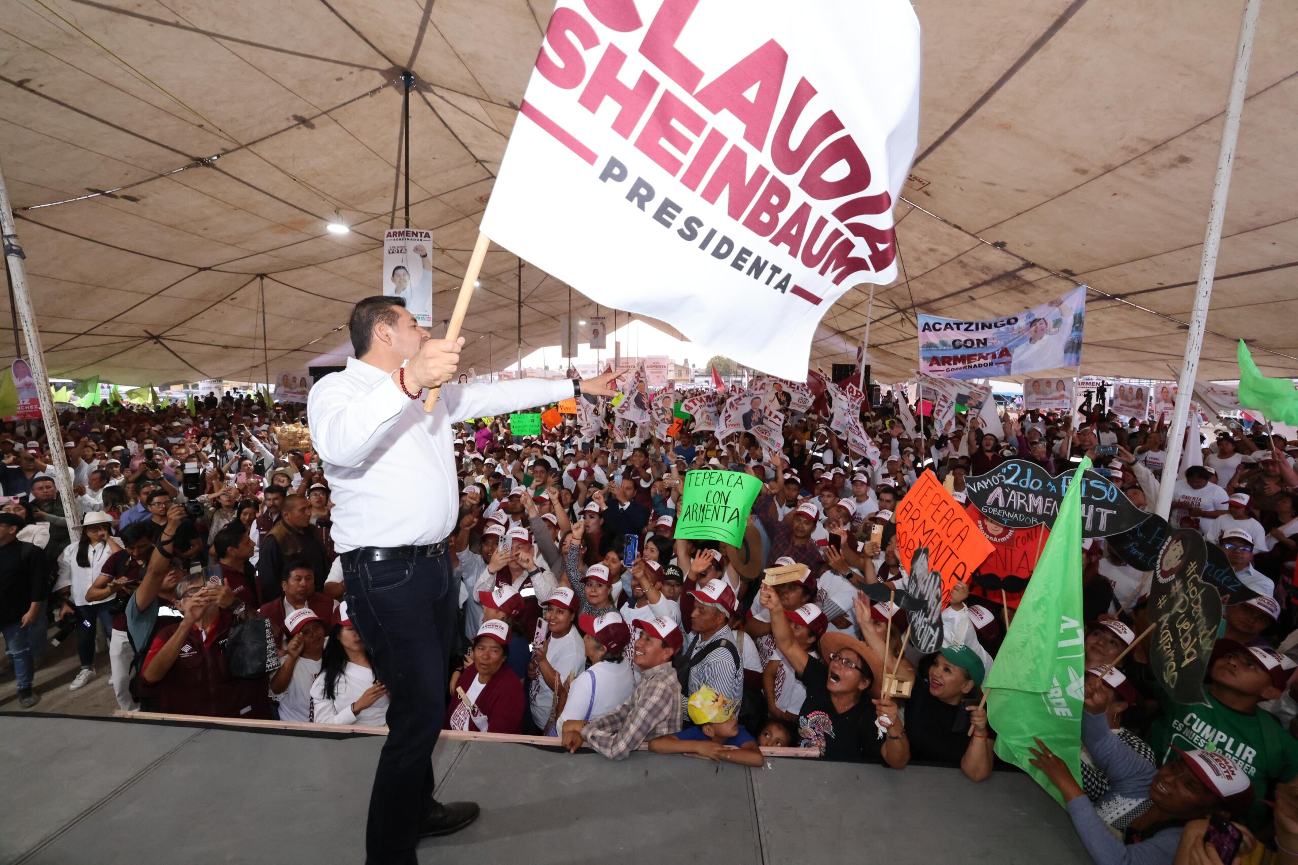 Puebla con mayores beneficios con Armenta