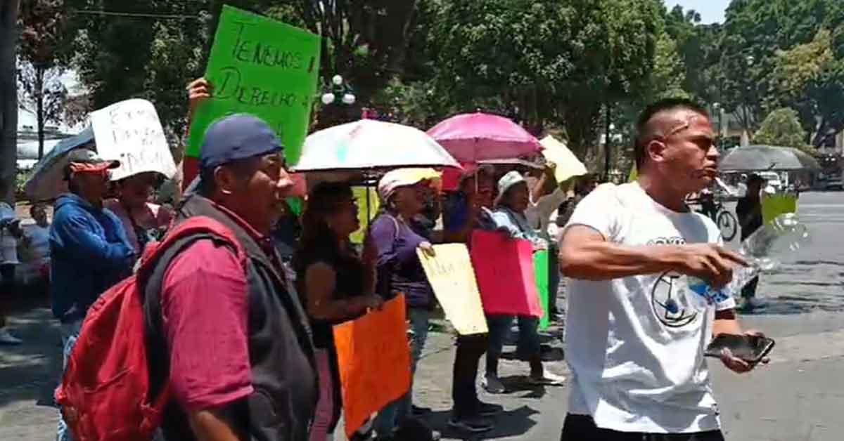 Los Cerritos y Xochimehuacan exigen agua potable; amagan con no salir a votar