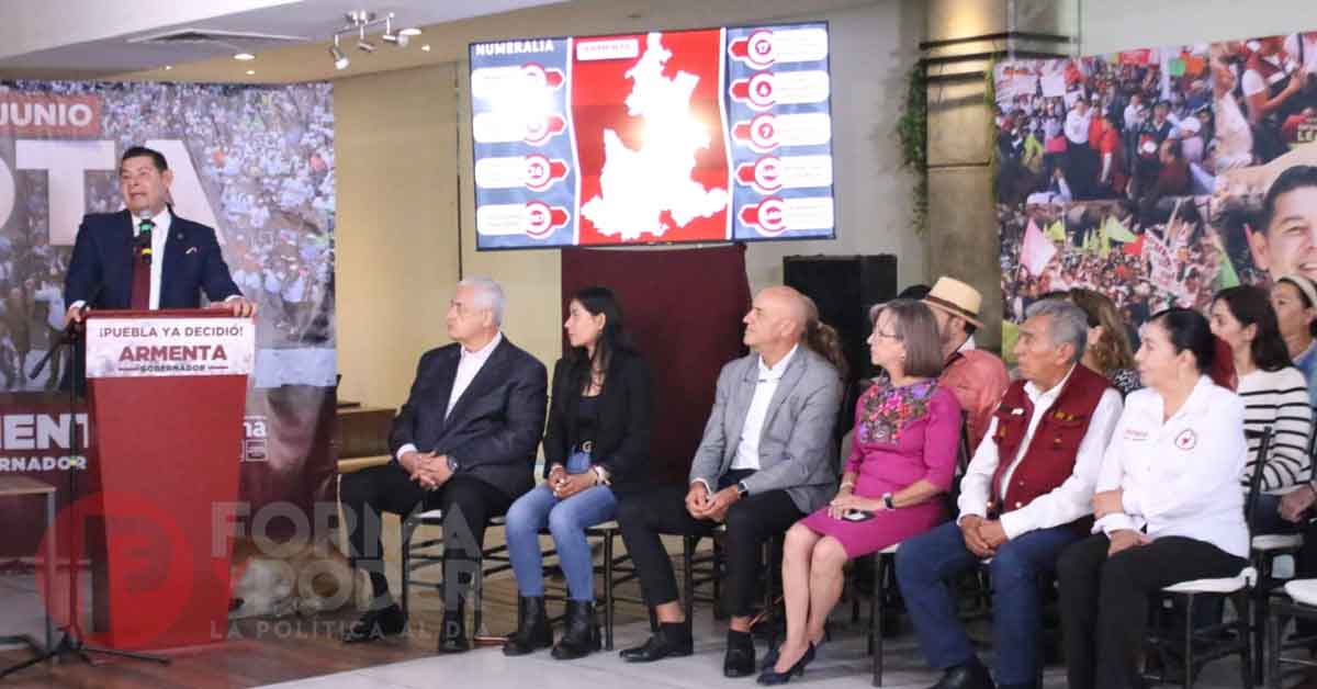 Enumera Armenta campaña, confía en resultado electoral