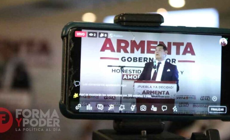 «No son manifestaciones, sino eventos partidistas»: Armenta sobre Marea Rosa
