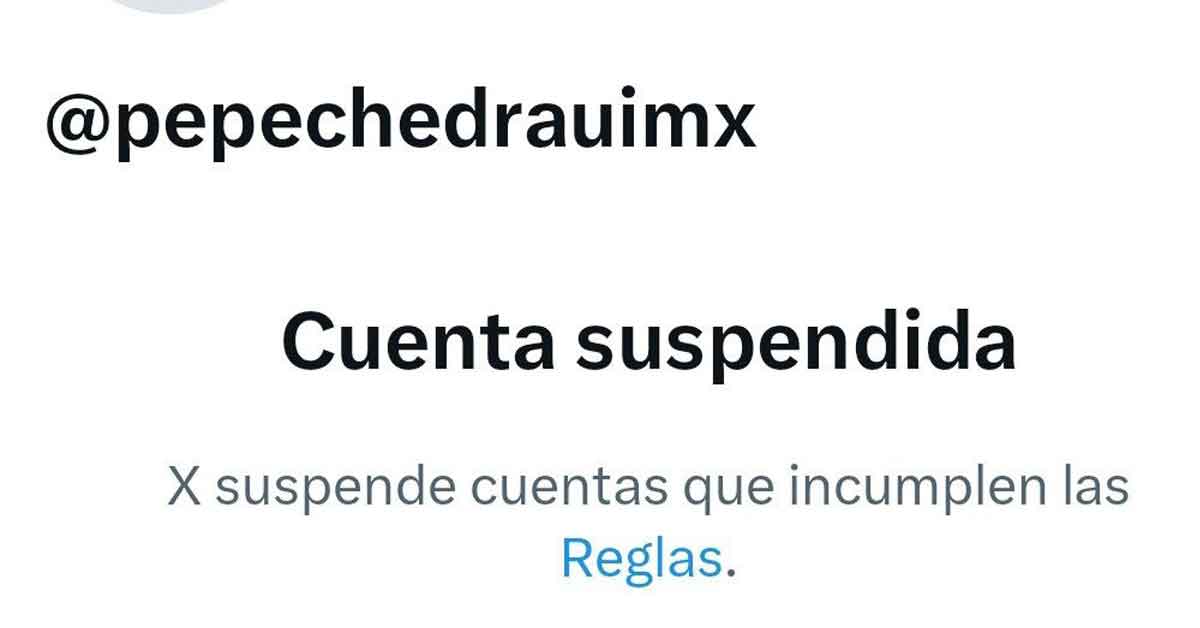 Suspenden cuenta de Pepe Chedraui; aucsan ataque “Zero-Day”