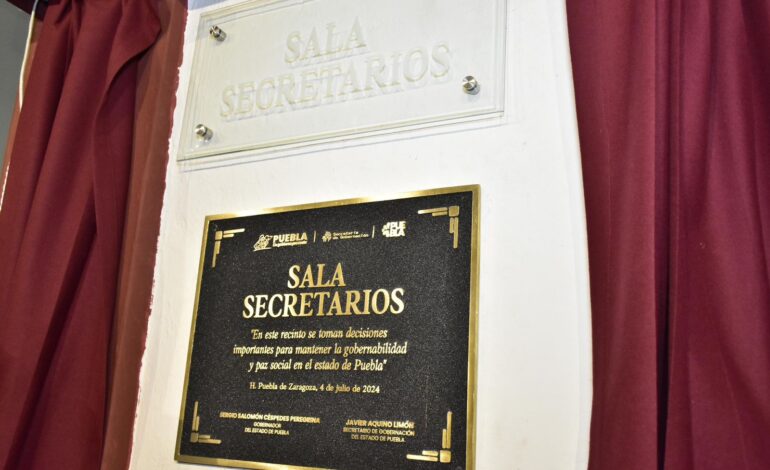 Gobierno estatal inaugura «Sala Secretarios” en Casa Aguayo