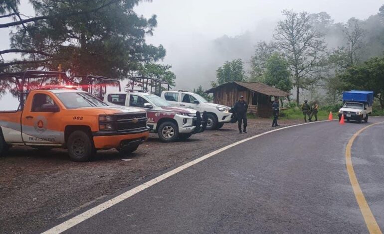 Reportan deslizamientos de tierra, caída de piedras y árboles en 9 municipios