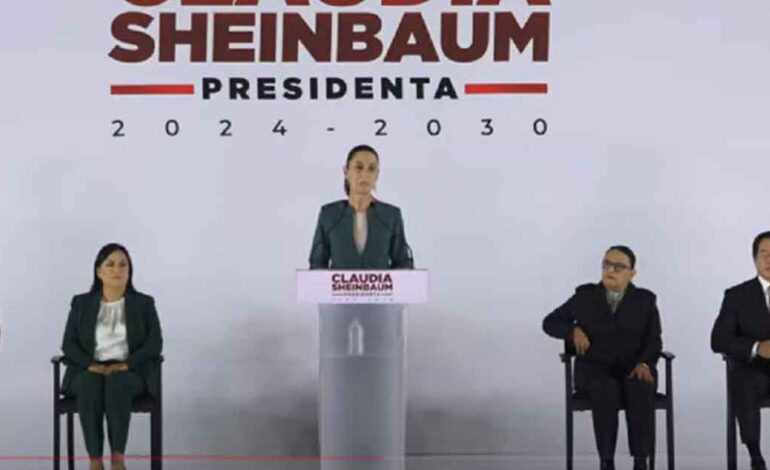 Sheinbaum presenta a titulares de Gobernación, Seguridad, SEP y Bienestar