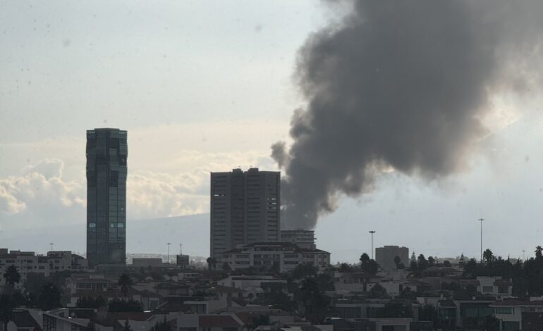 Reportan fuerte incendio en Chipilo