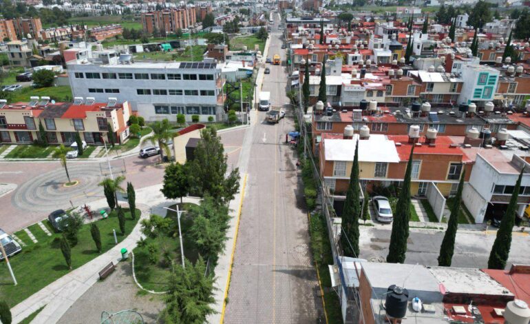 Entrega Ayuntamiento de Puebla rehabilitación en San José Chapulco