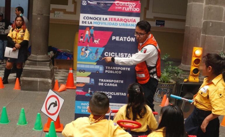 Ofrecen capacitación a infancias sobre seguridad vial