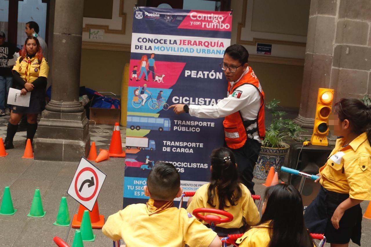 Ofrecen capacitación a infancias sobre seguridad vial