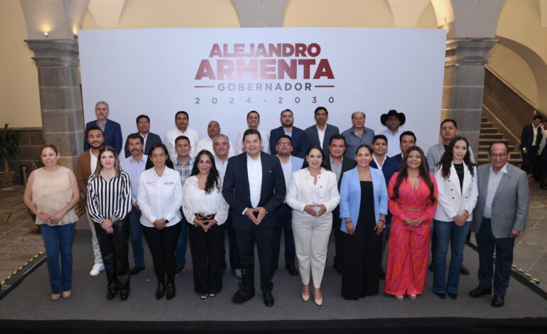 Armenta y alcaldes electos juntos por el bienestar y la seguridad de las familias poblanas