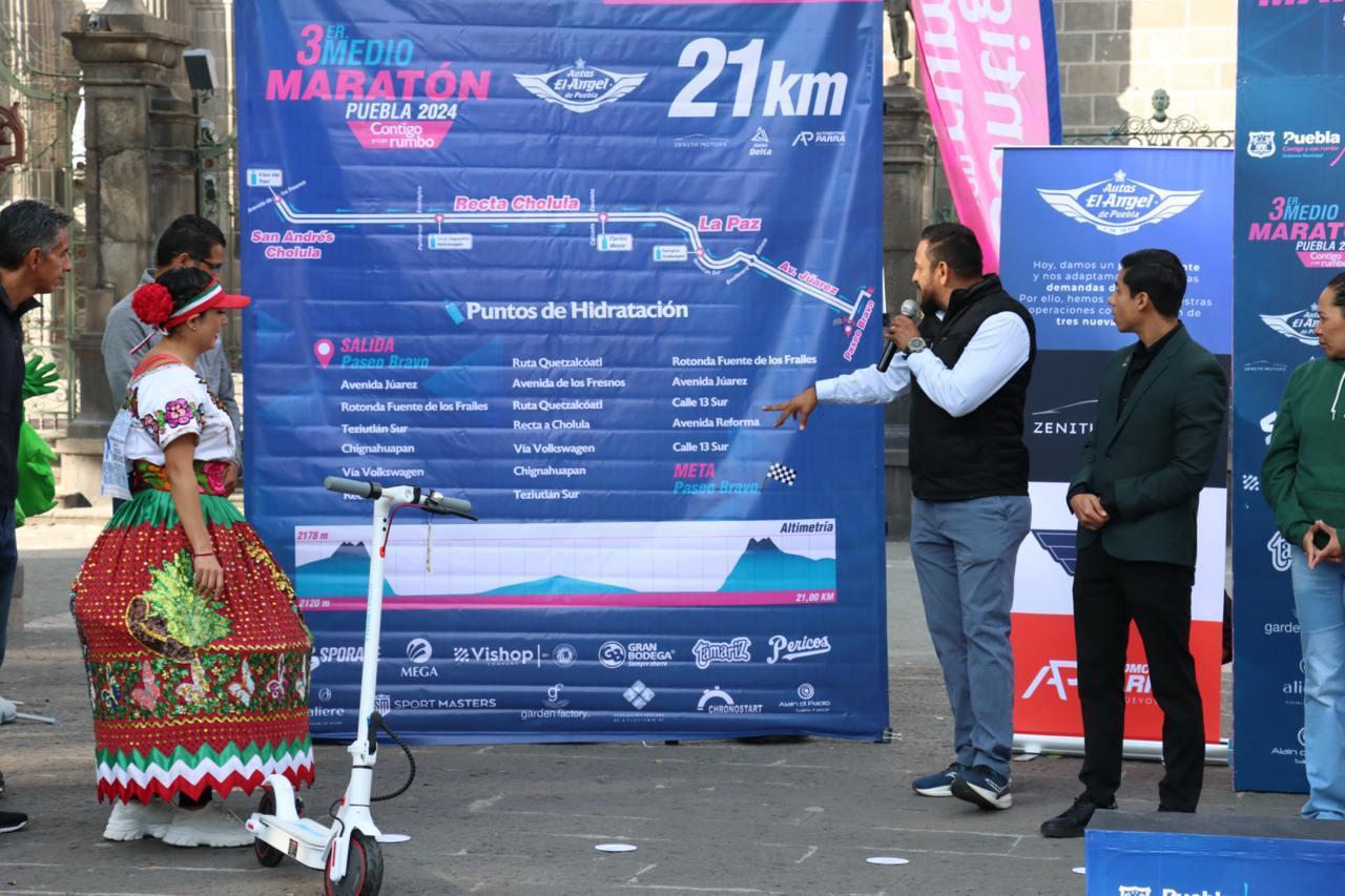 Ayuntamiento de Puebla cambia ruta del 3er. Medio Maratón
