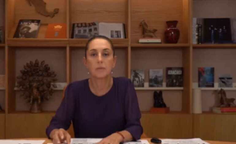 Claudia Sheinbaum celebra mayoría en San Lázaro; invita a informe de AMLO