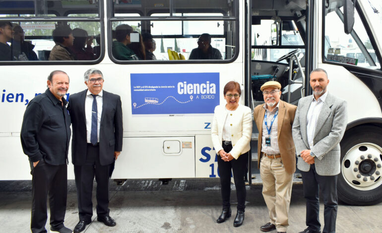 “Ciencia a bordo”, un programa de divulgación que impacta a 13 mil jóvenes