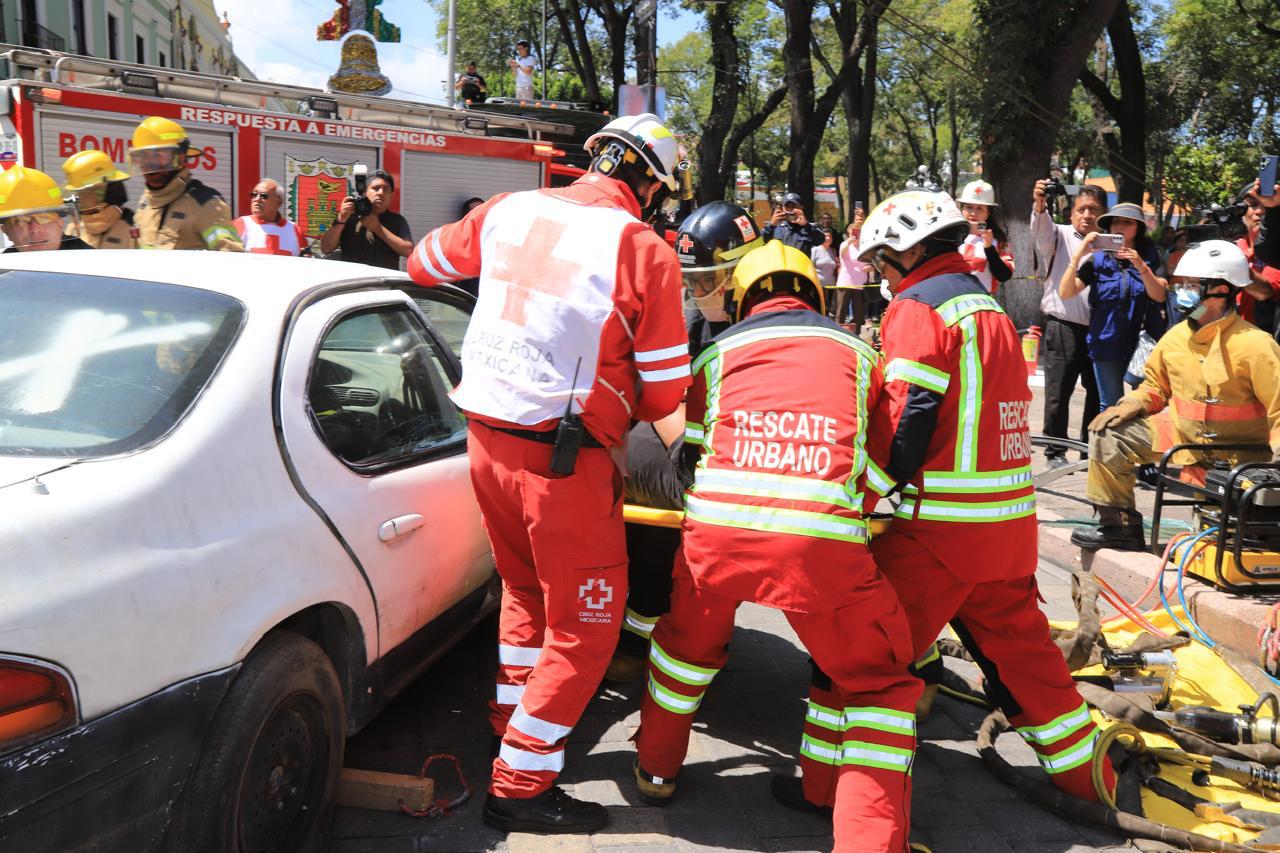 Así vivió la capital de Tlaxcala el Simulacro Nacional de Sismo 2024