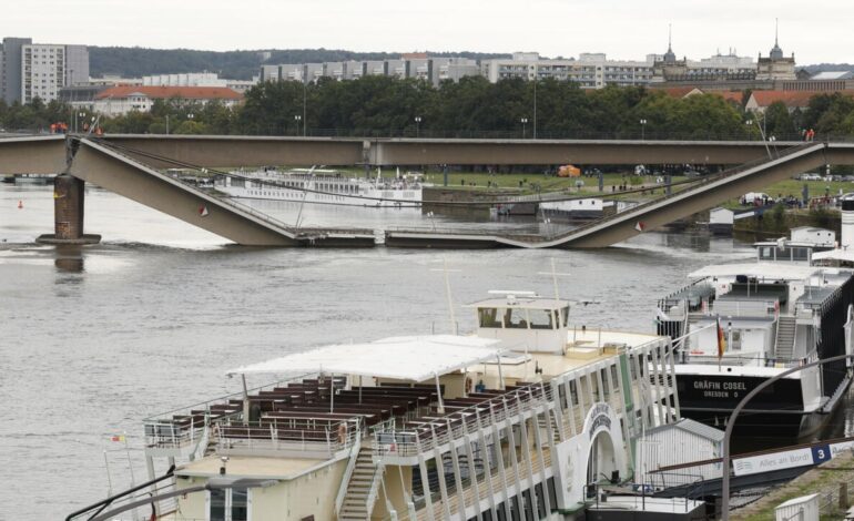 Colapsa puente en Alemania