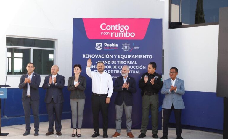 Entregan modernización de instalaciones de formación policial