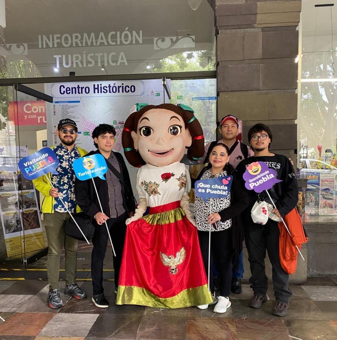 Realizan actividades turísticas para poblanos y visitantes