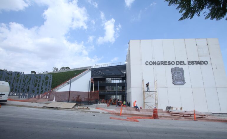 El nuevo Congreso del Estado tiene un avance del 95%