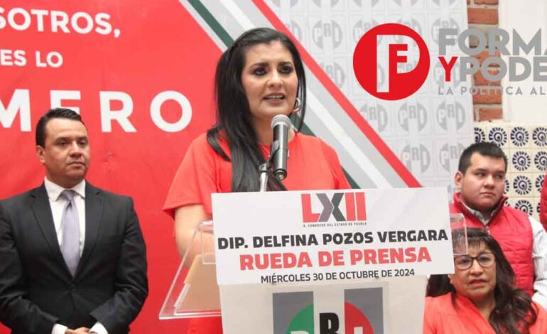 Pide Delfina Pozos voluntad política a legisladores y llamar a comparecer a Agua de Puebla