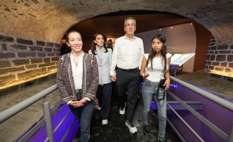 Pepe Chedraui recorrió el Puente de Bubas y el Pasaje Sitio Histórico 5 de Mayo