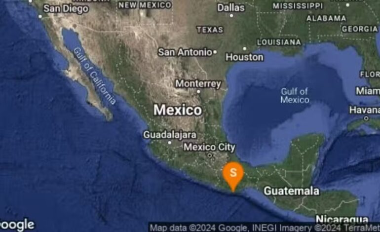 Sismo de magnitud 4.3 en Matías Romero, Oaxaca