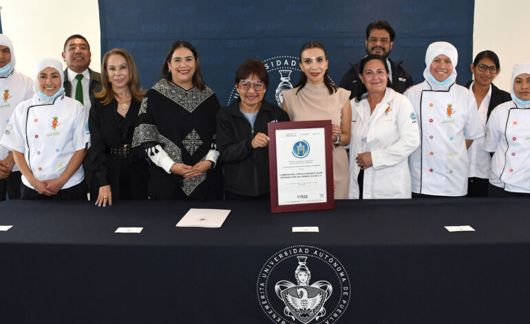Comedor del Círculo Infantil de la BUAP recibe “Distintivo H”
