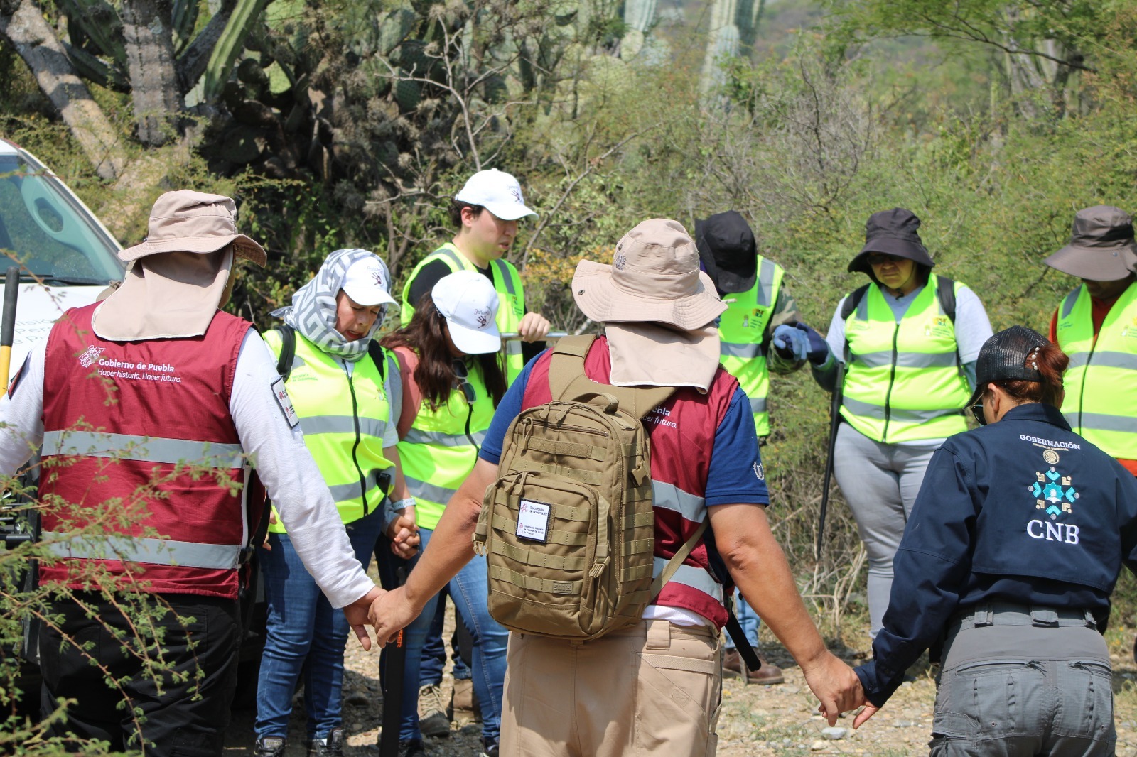 Realiza Gobierno del Estado búsqueda de personas desaparecidas en Ajalpan