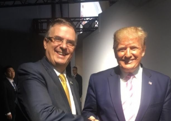 Critica Ebrard amago de Trump para aumentar aranceles: sería un “balazo en el pie”
