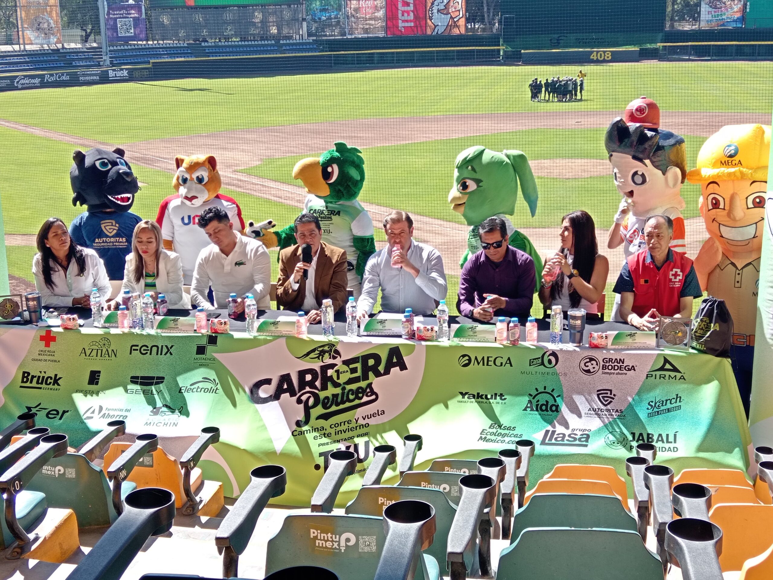Pericos de Puebla preparan carrera con salida en el Estadio Hermanos Serdán