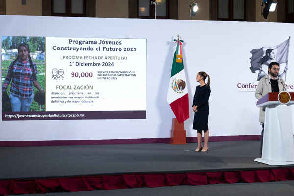 Anuncian inscripciones para Jóvenes Construyendo el Futuro 2025