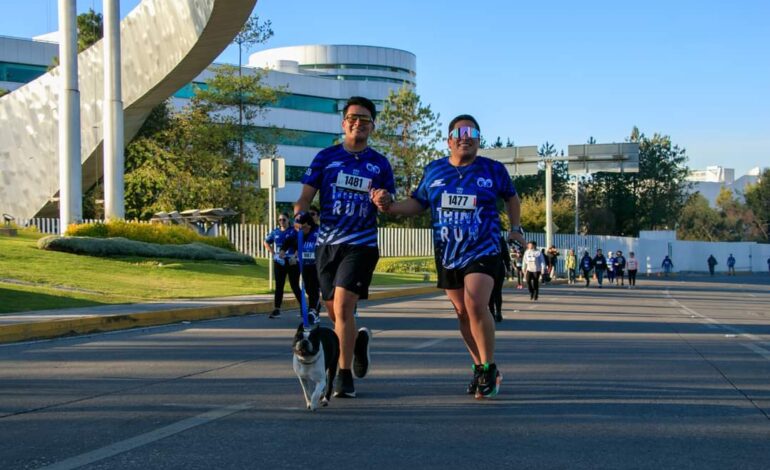 Más de mil 500 corredores participaron en la carrera “Think Feel Run” del Tec de Monterrey en Puebla